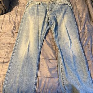 Mens AE Relaxed Straight Jeans